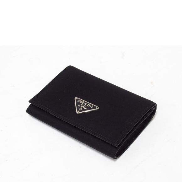 PRADA Card Case Nylon Bag Black - Picture 3 of 5